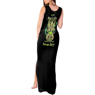 WowTeeWear Shop Karma Fairy Skull Tank Maxi Dress Wowteewear