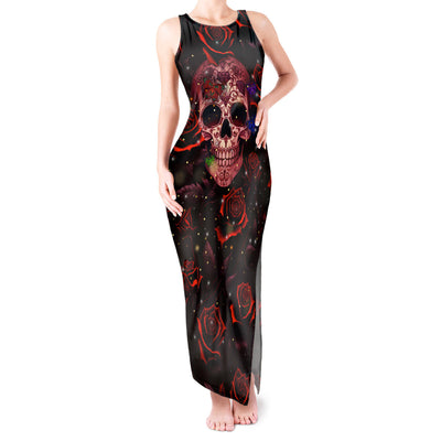 WowTeeWear Shop Don't Cry Skull Tank Maxi Dress Wowteewear
