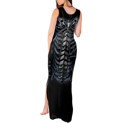WowTeeWear Shop Skull Tank Maxi Dress Skeleton Inside Wowteewear