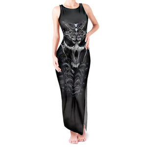 WowTeeWear Shop Skull Tank Maxi Dress Skeleton Inside Wowteewear