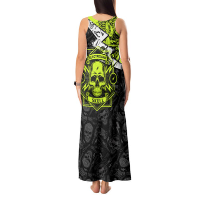 WowTeeWear Shop Personalised Electricians Skull Tank Maxi Dress Wowteewear