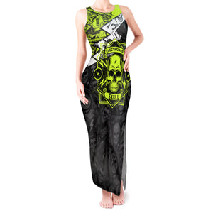 WowTeeWear Shop Personalised Electricians Skull Tank Maxi Dress Wowteewear