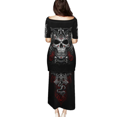 WowTeeWear Shop Skull Puletasi Cross Snake Bloody Skull Wowteewear