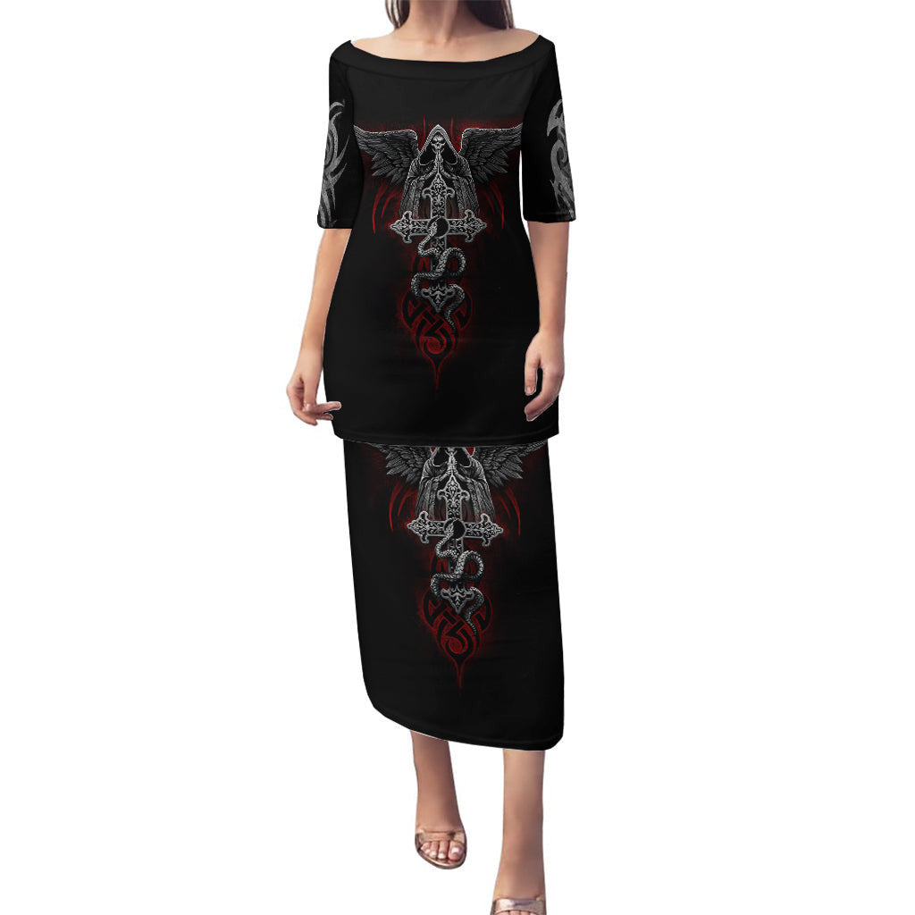 WowTeeWear Shop Skull Puletasi Cross Snake Bloody Skull Wowteewear