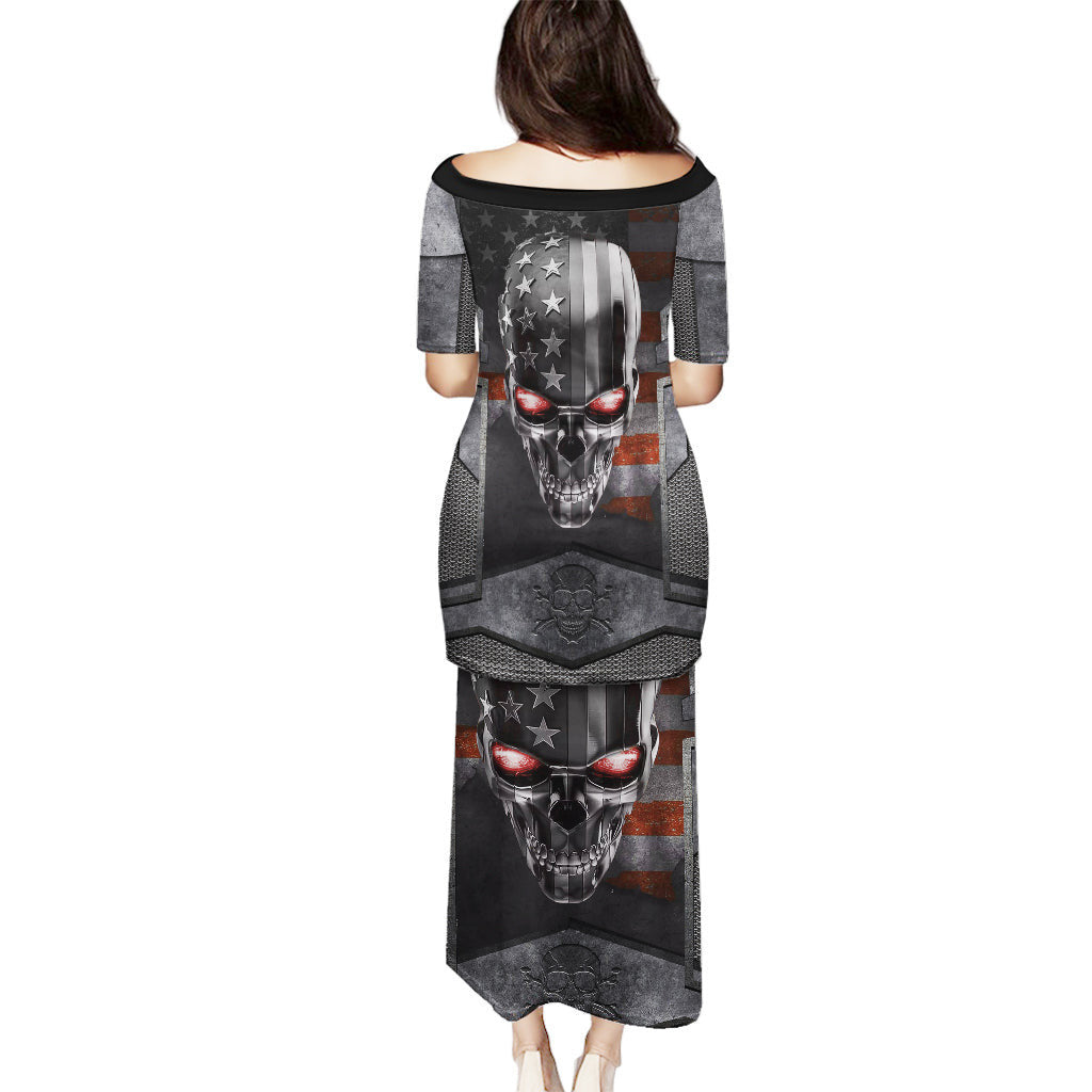 WowTeeWear Shop Skull Puletasi Metal Head Skull American Wowteewear