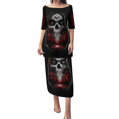 WowTeeWear Shop Skull Puletasi Prayer Skull Wowteewear