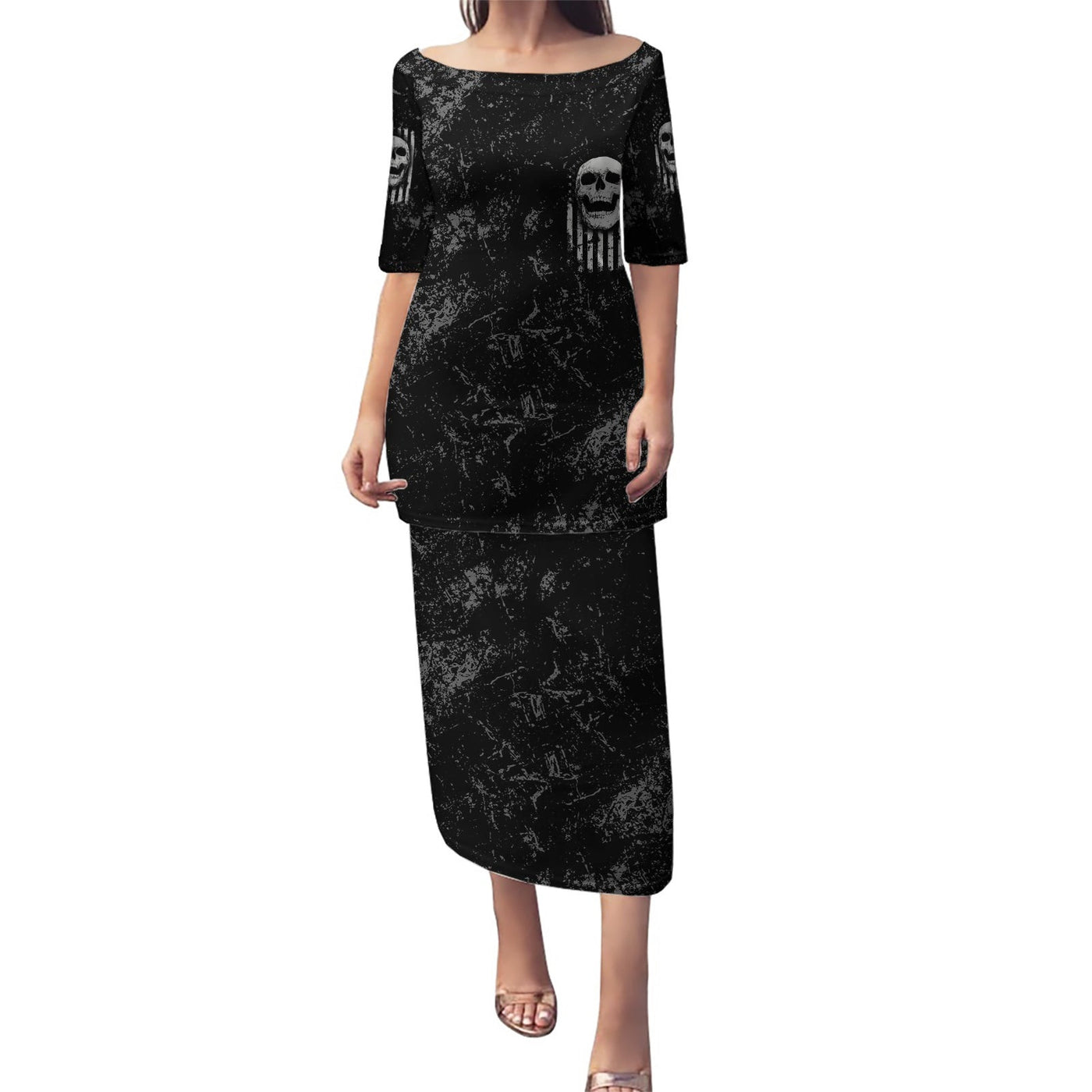WowTeeWear Shop IDGAF Flag Skull Puletasi Wowteewear