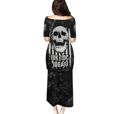 WowTeeWear Shop IDGAF Flag Skull Puletasi Wowteewear