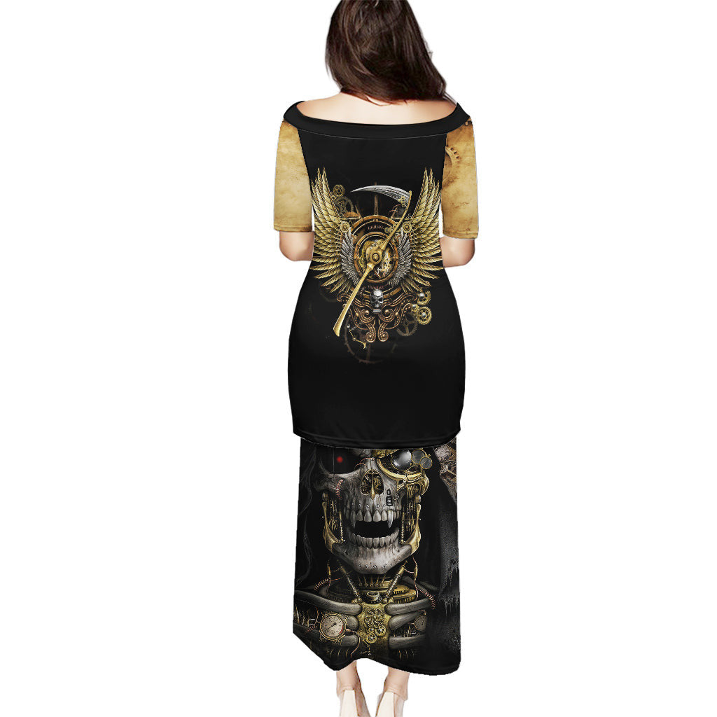 WowTeeWear Shop Skull Puletasi Golden Skull Steampunk Wowteewear